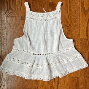 Free People White Top - M